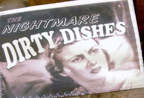 Dishwasher Magnet Clean Dirty Flip Sign Nightmare Paradise