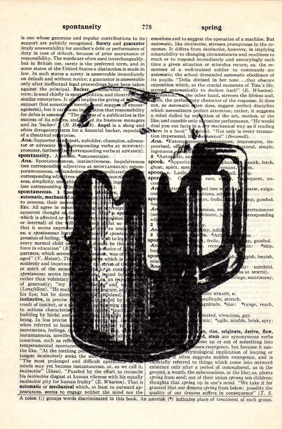Dictionary Book Page Art Print Beer Mug